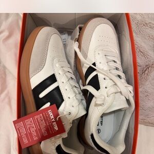 Amazon White and Black Sneakers